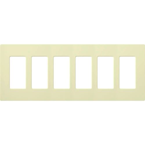 Main product image of Claro Wall Plate 6 Gang (Almond)