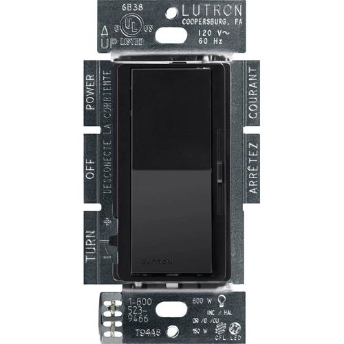 Main product image of Diva LED+ 3-Way Paddle & Dimmer Switch 150W (Black)