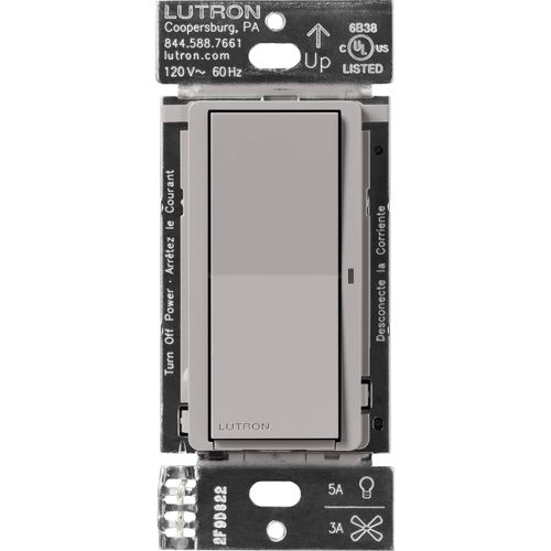 Main product image of Caseta Claro 3-Way Smart Paddle Switch 120V, 5A (Gray)