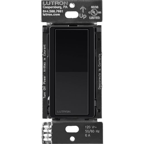 Main product image of Caseta Claro Smart Accessory Switch (Black) (120V, 6A)