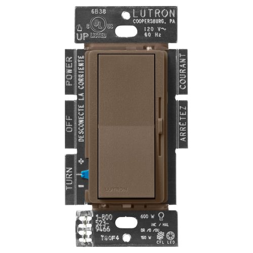 Main product image of Diva Led+ Dimmer 1 Pole 3-way Dimmer Switch, 150w (Espresso)