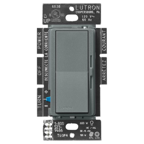 Main product image of Diva Led+ Dimmer 1 Pole 3-way Dimmer Switch, 150w (Slate)