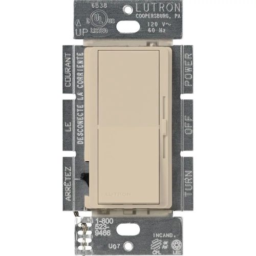 Main product image of Diva Led+ Dimmer 1 Pole 3-way Dimmer Switch, 250w (Taupe)