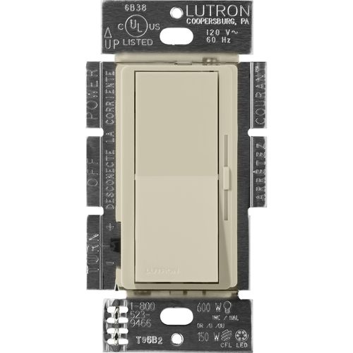 Main product image of Diva Dimmer Switch for Electronic Low Voltage, 300W 1 Pole or 3-Way (Clay)