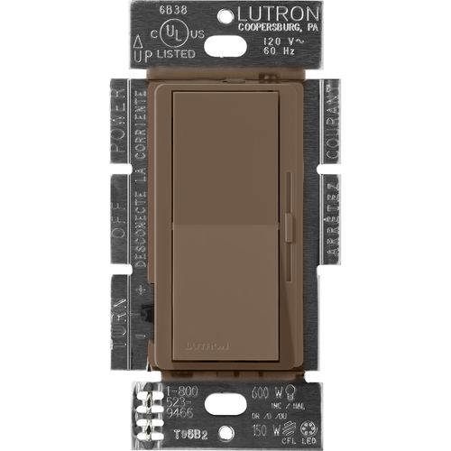 Main product image of Diva Dimmer Switch for Electronic Low Voltage, 300W 1 Pole or 3-Way (Espresso)