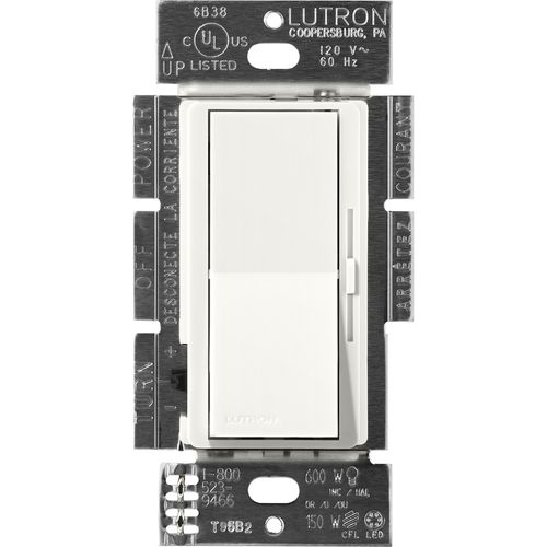 Main product image of Diva 1 Pole 1000VA(800W) Magnetic Low-Voltage Dimmer w/ Locator Light (Glacier White)