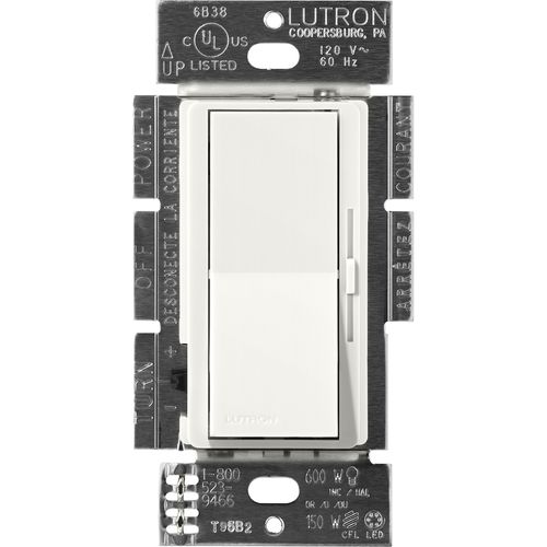 Main product image of Diva 3-Way 600VA(450W) Dimmer w/ Locator Light (Architectural White)
