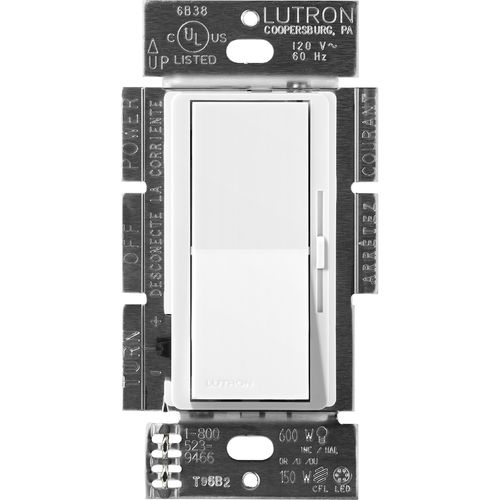 Main product image of Diva 3-Way 600VA(450W) Dimmer w/ Locator Light (Snow)