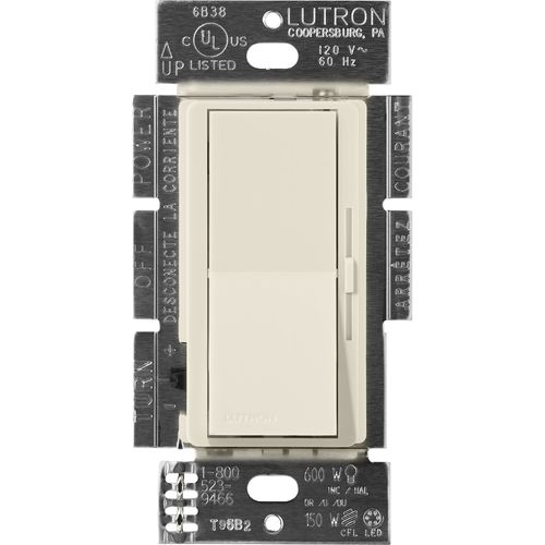 Main product image of Diva 120V/250W Reverse Phase Low Voltage Dimmer for LED/INC/CFL/HAL 1 Pole 3-Way (Pumice)