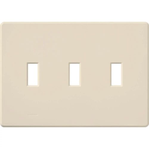 Main product image of Fassada 3-Gang Traditional Wall Plate (Light Almond)