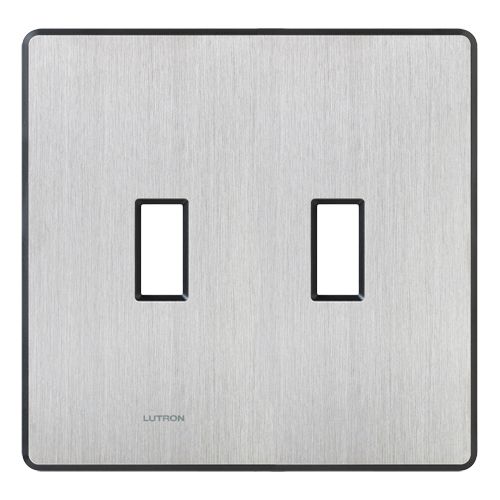 Main product image of Fassada 2-Gang Traditional Wall Plate (Stainless Steel)