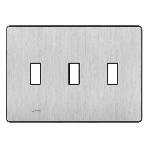 Main product image of Fassada 3-Gang Traditional Wall Plate (Stainless Steel)
