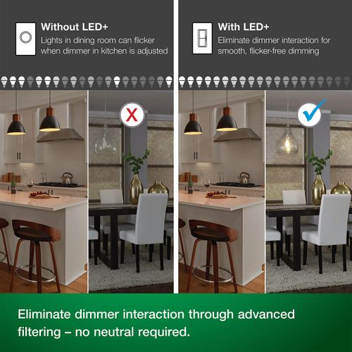 Main product image of Maestro PRO LED+ Single-Pole 3-Way Dimmer Switch, 120V, 250W (Light Almond)