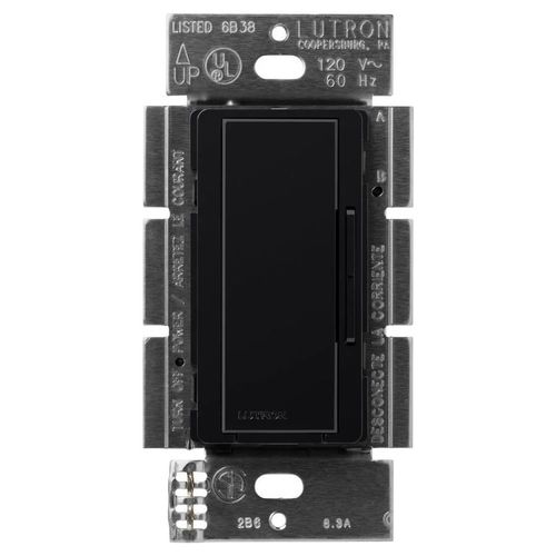 Main product image of Maestro Companion Dimmer, Claro Gloss Finish (Black) (120V)