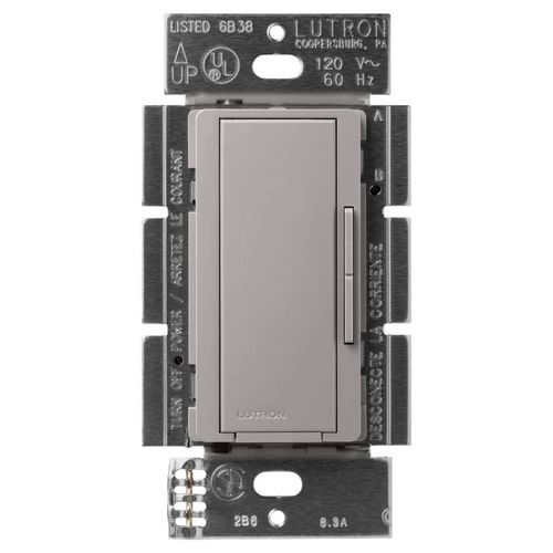 Main product image of Maestro Companion Dimmer, Claro Gloss Finish (Gray) (120V)