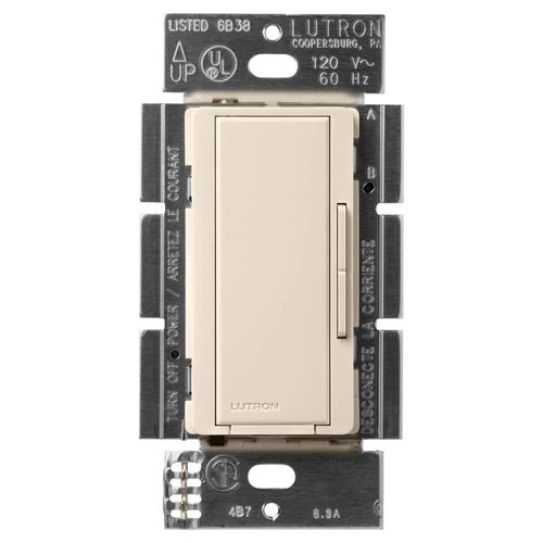 Main product image of Maestro Companion Dimmer, Claro Gloss Finish Light (Almond) (120V)
