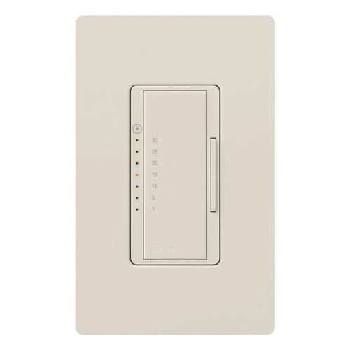 Main product image of Maestro Timer Switch for Dimmable LED Bulbs, Multi-Location, 120V, 5A (Light Almond)