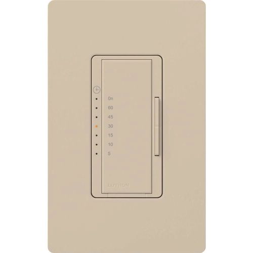 Main product image of Maestro Timer Switch for Dimmable LED Bulbs, Multi-Location, 120V, 5A (Taupe)