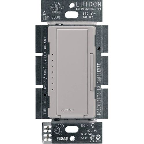 Main product image of Maestro LED+ Single-Pole 3-Way Multi-Location Dimmer Switch, 120V, 150W (Gray)