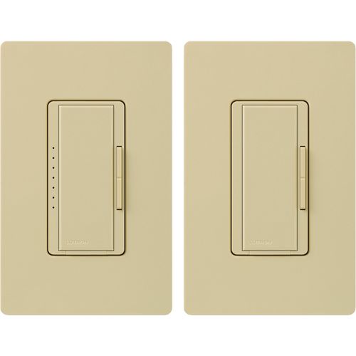 Main product image of Maestro LED+ Single-Pole 3-Way Multi-Location Dimmer Kit, 120V, 150W (Ivory)