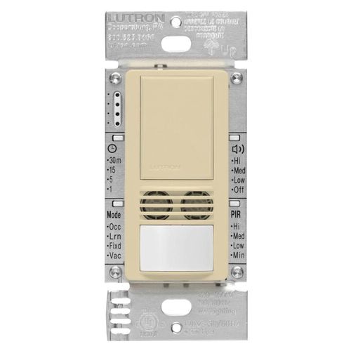 Main product image of Maestro Dual-Tech Occupancy Sensor Switch, 6A 1 Pole (Ivory)
