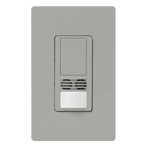 Main product image of Maestro Dual-Tech Vacancy Sensor Switch, 6A 1 Pole (Gray)