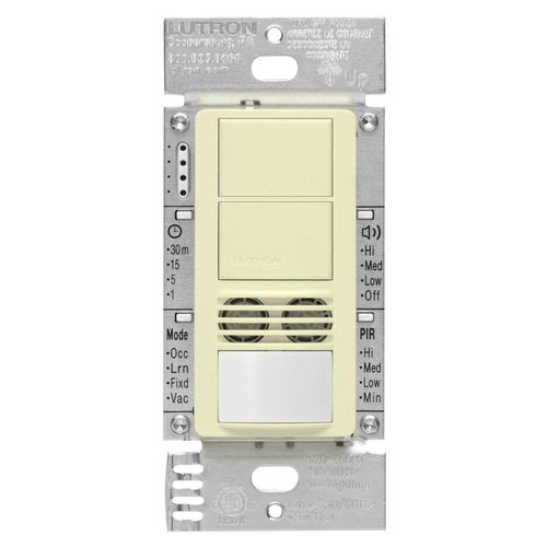 Main product image of Maestro Dual-Tech Occupancy Sensor Switch, 6A 2 Pole (Almond)