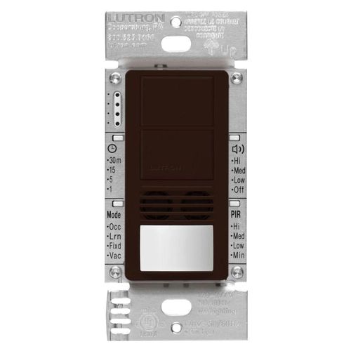 Main product image of Maestro Dual-Tech Occupancy Sensor Switch, 6A 2 Pole (Brown)