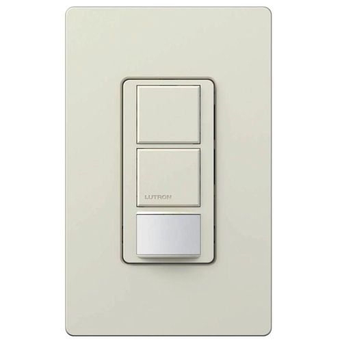 Main product image of Maestro Dual-Circuit Single-Pole Occupancy Sensor & Partial-On Switch 120V, 6A (Light Almond)