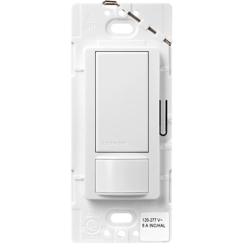Main product image of Maestro Dual Voltage Vacancy Sensor switch, 6A, 1 Pole (White)