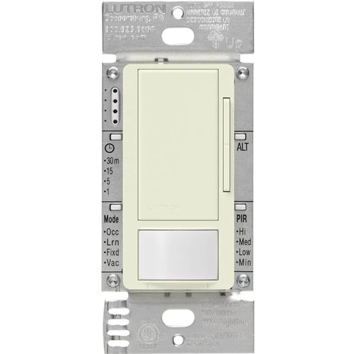 Main product image of Maestro 0-10V Vacancy Dimmer Sensor Switch, 120V, 8A (Biscuit)