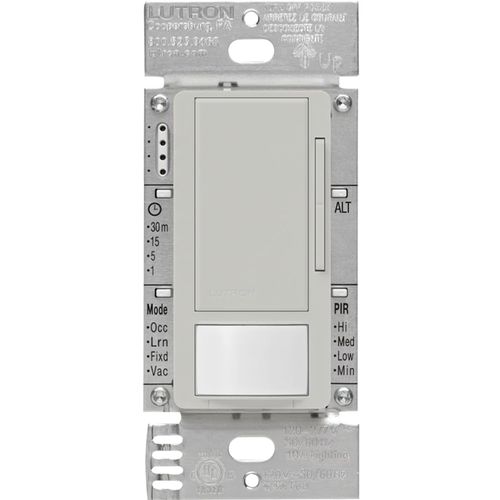 Main product image of Maestro 0-10V Vacancy Dimmer Sensor Switch, 120V, 8A (Palladium)