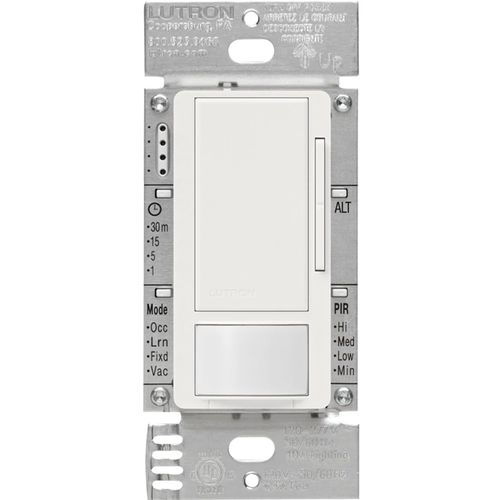 Main product image of Maestro 0-10V Vacancy Dimmer Sensor Switch, 120V, 8A (Snow)