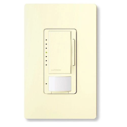 Main product image of Maestro LED+ Dimmer and Vacancy Sensor, 1 Pole and Multi-Location (Almond)
