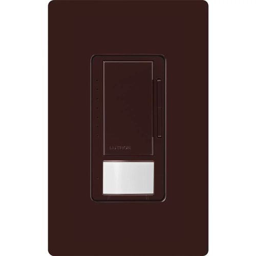 Main product image of Maestro LED+ Dimmer and Vacancy Sensor, 1 Pole and Multi-Location (Brown)