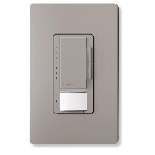 Main product image of Maestro LED+ Dimmer and Vacancy Sensor, 1 Pole and Multi-Location (Gray)