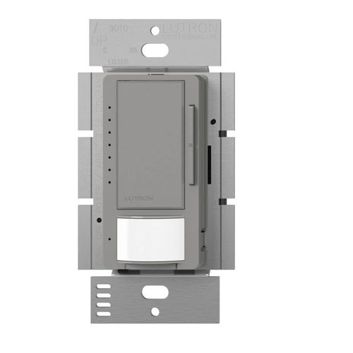 Main product image of Maestro LED+ Dimmer and Vacancy Sensor, 1 Pole and Multi-Location (Gray)