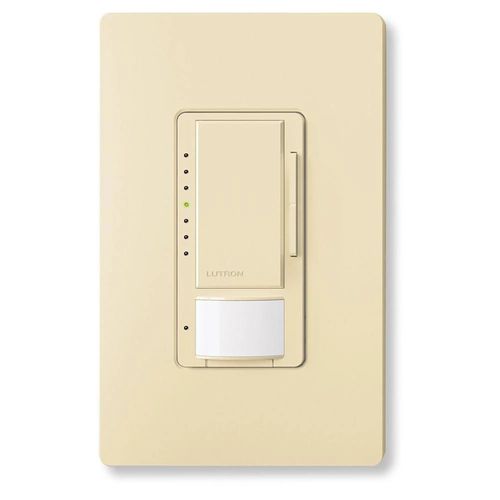 Main product image of Maestro LED+ Dimmer and Vacancy Sensor, 1 Pole and Multi-Location (Ivory)