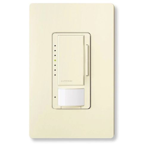 Main product image of Maestro LED+ Dimmer and Vacancy Sensor, 1 Pole and Multi-Location (Light Almond)