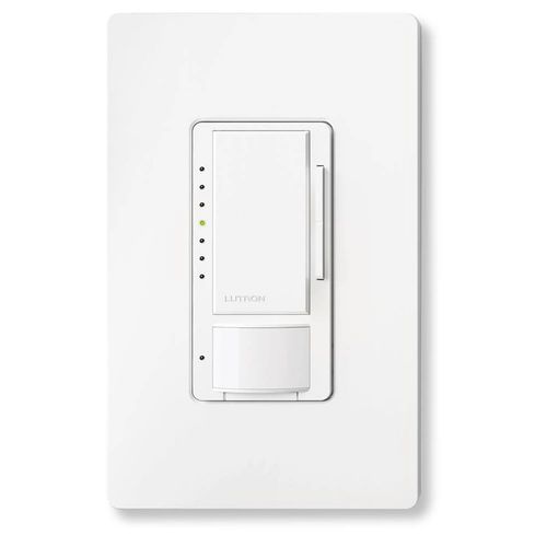 Main product image of Maestro LED+ Dimmer and Vacancy Sensor, 1 Pole and Multi-Location (White)