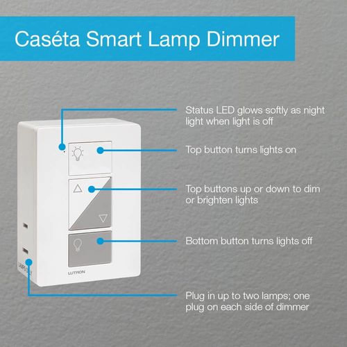 Main product image of Caseta Wireless Smart Lamp Plug-In Dimmer Timer Kit w/ Pico