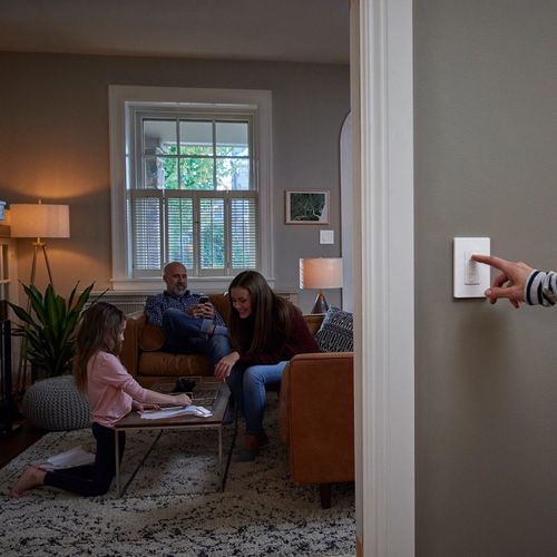 Main product image of Caseta Wireless In-Wall 3-Way LED Dimmer PRO Switch (Ivory) (120V, 250W)
