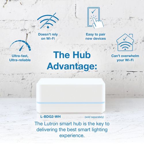 Main product image of Caseta Wireless In-Wall 3-Way 2-Wire Smart Switch 5A, 120/277V (Ivory)