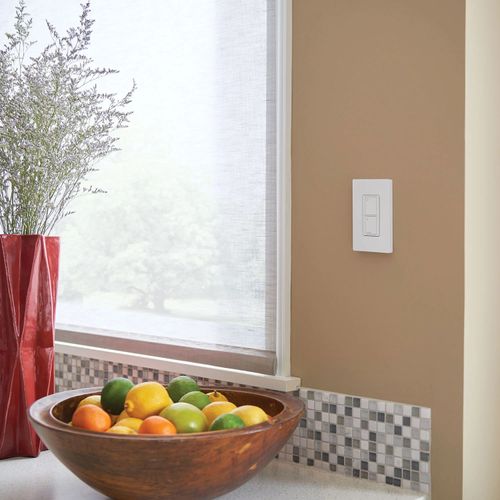 Main product image of Caseta Wireless In-Wall 3-Way 2-Wire Smart Switch 5A, 120/277V (Ivory)