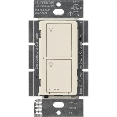 Main product image of Caseta Original 3-Way Smart Switch, Neutral Required Light (Almond) (6A, 120V, 720W)