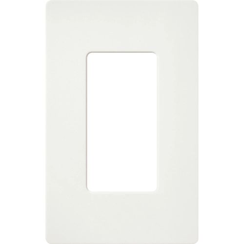 Main product image of Claro 1 Gang Wall Plate for Decorator/Rocker Switches, Satin (Glacier White)