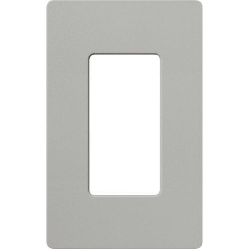 Main product image of Claro 1 Gang Wall Plate for Decorator/Rocker Switches, Satin (Pebble)