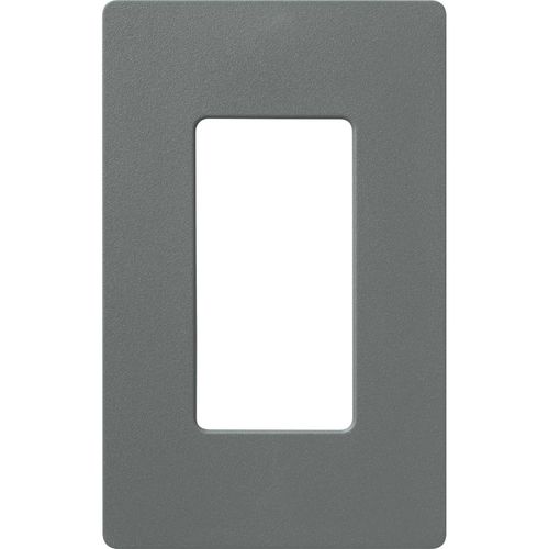 Main product image of Claro 1 Gang Wall Plate for Decorator/Rocker Switches, Satin (Slate)