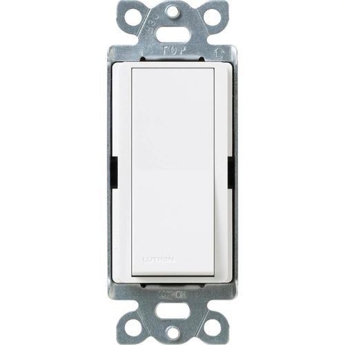 Main product image of Claro On/Off Switch, 15 Amp/Single Pole, w/ Night Light (Snow)