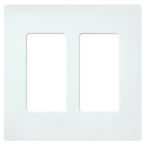 SC2GL Lutron SC2GL Claro 2 Gang Wall Plate for Decorator/Rocker